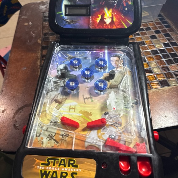 Star Wars The Force Awakens Tabletop Pinball Machine *Works* - Picture 1 of 7